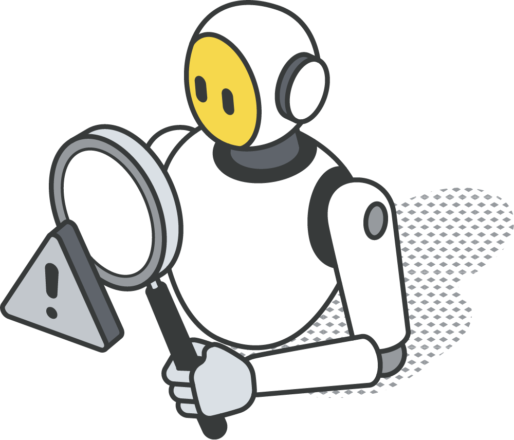 AI and Automation Risks Robot Icon